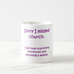 Fehlende Kirchen-Tasse Kaffeetasse