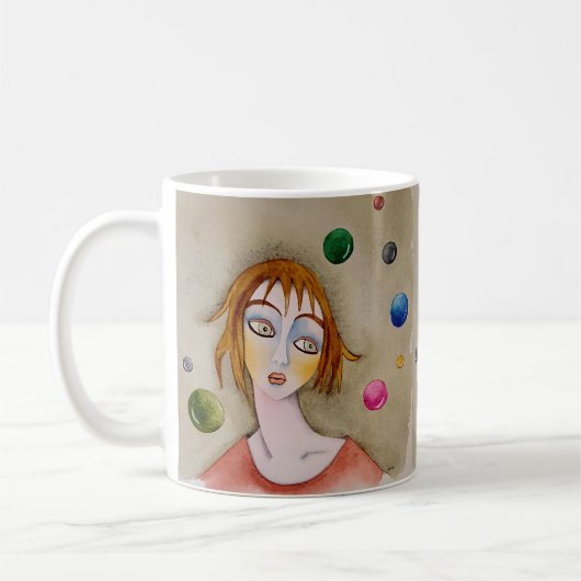 "Fehlende Stücke" Kaffeetasse (Links)