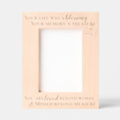 Fehlender Befund über die Messung des Memorial Kee Geätzte Rahmen (Vorderseite)