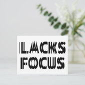 Fehlender Fokus Postkarte (Stehend Vorderseite)