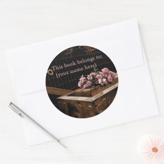 Fehlendes Datum Runder Aufkleber (Umschlag)