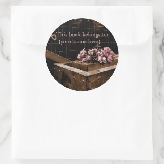 Fehlendes Datum Runder Aufkleber (Tasche)