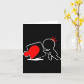 Fehlendes Ece Herz Puzzle Paar passend Valentinsta Karte (Gelbe Blume)