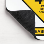 Fehler 402: Zahlung erforderlich Demokratie Mousepad (Ecke)