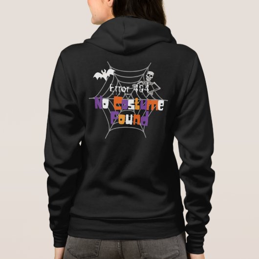 Fehler 404 Keine Kostüme gefunden SonnenHalloween Hoodie (Rückseite)