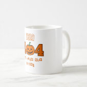 Fehler 404 Kostüm wurde zu keinem sonnigen Hallowe Kaffeetasse (VorderseiteRechts)