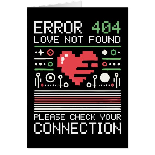 Fehler 404 Liebe nicht gefunden, Funny Anti-Valent (Vorne)