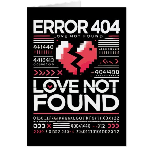 Fehler 404 Liebe nicht gefunden, Funny Anti-Valent (Vorne)