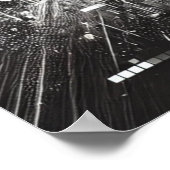 Fehler 404: Motivation nicht gefunden - Funny Tech Poster (Ecke)