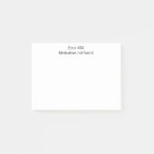 Fehler 404: Motivation nicht gefunden,lustig,Custo Post-it Klebezettel (Vorderseite)