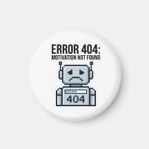 Fehler 404 Motivation nicht gefunden Magnet