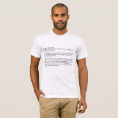 Fehler 404--Nicht FoundFrom RFC-Hypertext 2068 T-Shirt (Vorne ganz)