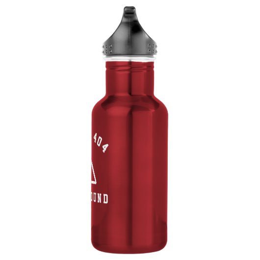 FEHLER 404 - NICHT GEFUNDEN - FUNNY WEB DEVELOPER EDELSTAHLFLASCHE (Rechts)