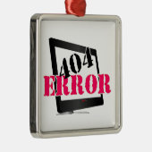 Fehler 404 ornament aus metall (Rechts)