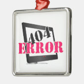 Fehler 404 ornament aus metall (Links)