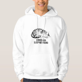 Fehler 404: Schlaf nicht gefunden - Funny Cat Desi Hoodie