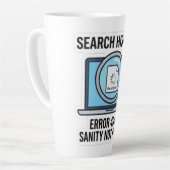 Fehler 404 Tasse - Lustiger IT Kaffeebecher (Linke Ecke)