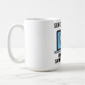 Fehler 404 Tasse - Lustiger IT Kaffeebecher (Links)