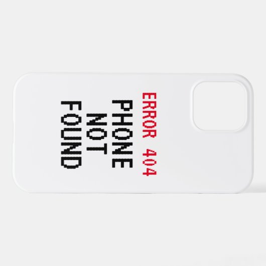 Fehler 404 Telefon nicht gefunden lustige iPhone 1 iPhone Hülle (Rückseite (Horizontal))