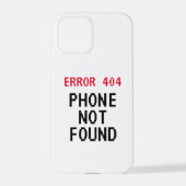Fehler 404 Telefon nicht gefunden lustige iPhone 1 iPhone Hülle (Rückseite)