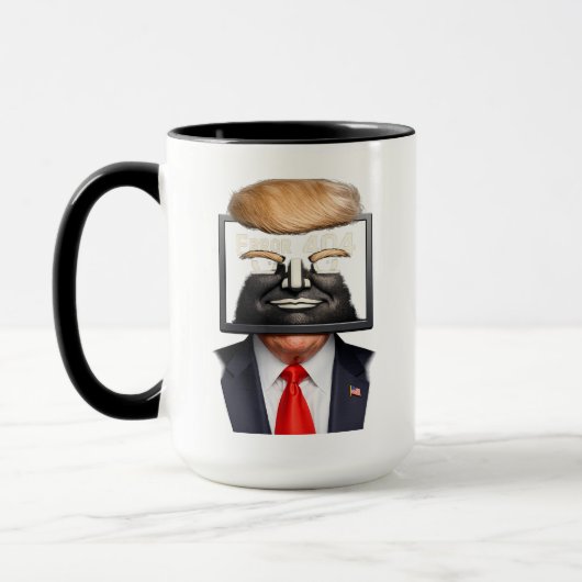 Fehler 404 – Trump Parodie Tasse (Links)