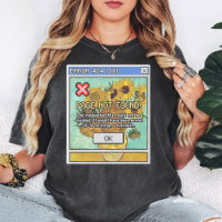 Fehler 404 Van Gogh Sonnenblumen Glitch Art