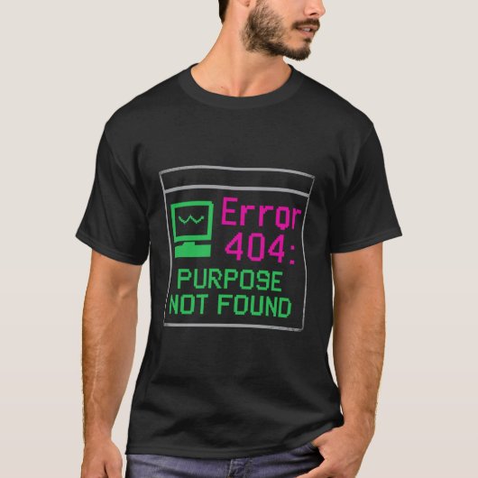Fehler 404: Verwendung des Retro-Tech-T - Shirt ni (Vorderseite)