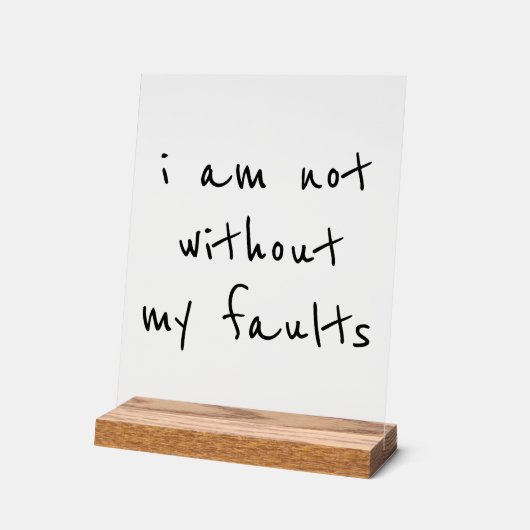 Fehler Akryllische Markierung Acrylschild (Winkel)