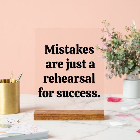 Fehler Akryllische Markierung Acrylschild (Hochzeit)