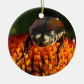 Fehler bei der Blume Keramik Ornament (Vorne)