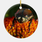 Fehler bei der Blume Keramik Ornament (Hinten)