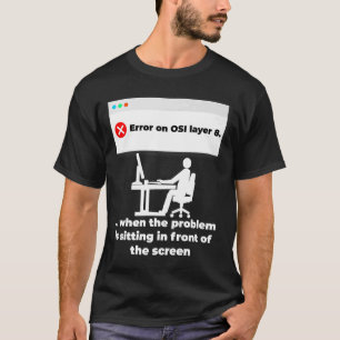 Fehler bei der menschlichen Benutzeroberfläche der T-Shirt