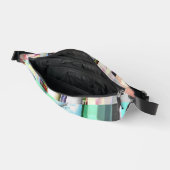 Fehler beim Laden der Dark Glitch Art Abstract Gri Bauchtasche (Offen)