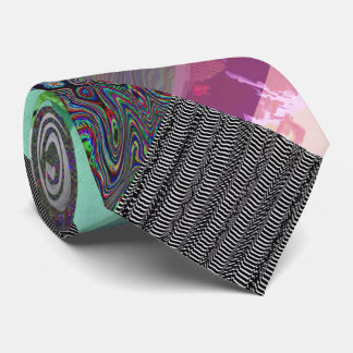 Fehler beim Laden der dunklen Glitch-Art Abstract  Krawatte