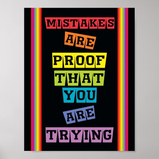 Fehler beweisen, dass Sie versuchen, ein Klassenzi Poster (Vorne)