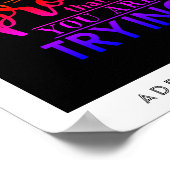 Fehler beweisen, dass Sie versuchen - Motivierend Poster (Ecke)