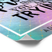 Fehler beweisen, dass Sie versuchen - Motivierend Poster (Ecke)