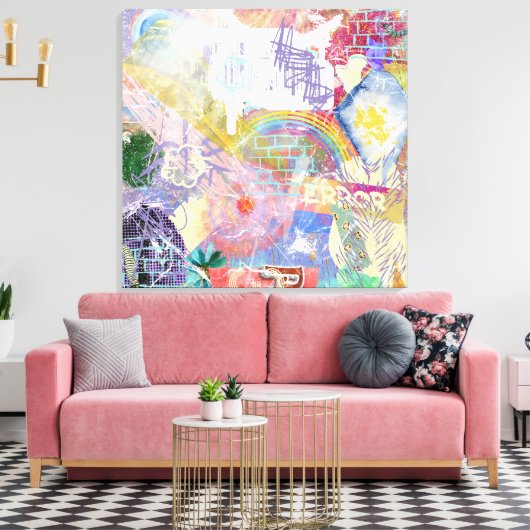 Fehler "Brick Work" Leinwanddruck (Insitu (Wohnzimmer))