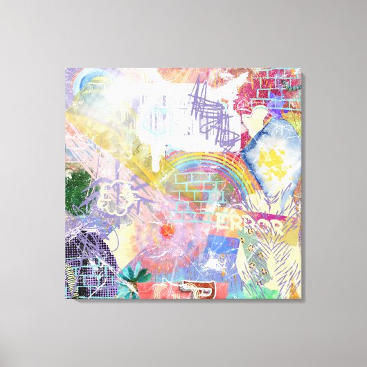 Fehler "Brick Work" Leinwanddruck (Vorderseite)