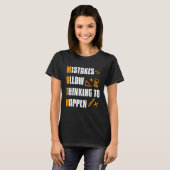 Fehler ermöglichen Denken Mathematiklehrer T-Shirt (Vorne ganz)