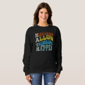 Fehler ermöglichen Denken Schule Mathematik Lehra Sweatshirt (Vorne ganz)