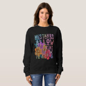 Fehler ermöglichen Denken Schule Mathematik Lehra Sweatshirt (Vorne ganz)
