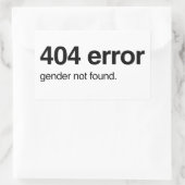 Fehler: Geschlecht nicht gefunden Rechteckiger Aufkleber (Tasche)