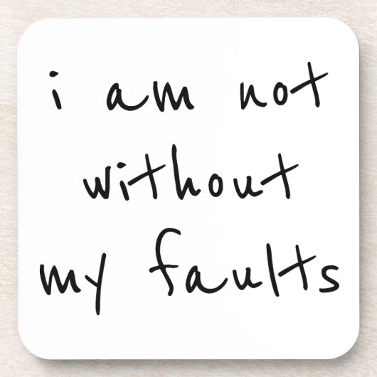 Fehler Hard Plastic Untersetzer (Vorderseite)