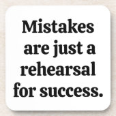 Fehler harter Kunststoff-Untersetzer Getränkeuntersetzer (Vorderseite)