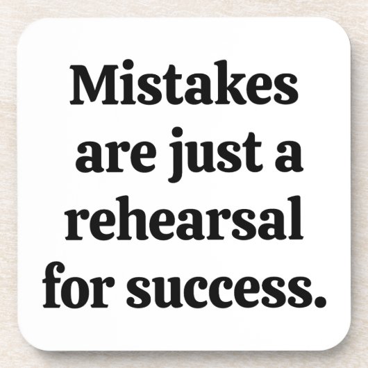 Fehler harter Kunststoff-Untersetzer Getränkeuntersetzer (Vorderseite)