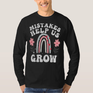 Fehler helfen uns, Motivierend zur Schule zurückzu T-Shirt