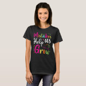 Fehler helfen uns, positive Mindset Sprichwort Tea T-Shirt (Vorne ganz)