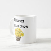 Fehler helfen uns, Tasse zu wachsen (Vorderseite Links)