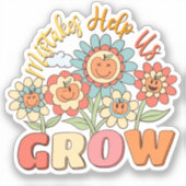 Fehler helfen uns zu wachsen aufkleber (Vorderseite)